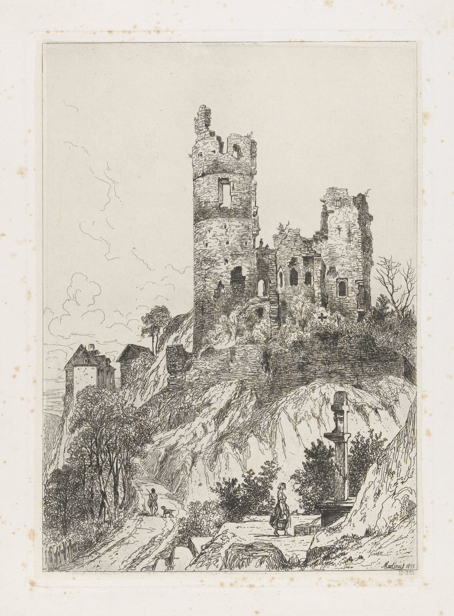Torre del castillo de Falkenstein de Martinus Antonius Kuytenbrouwer jr.