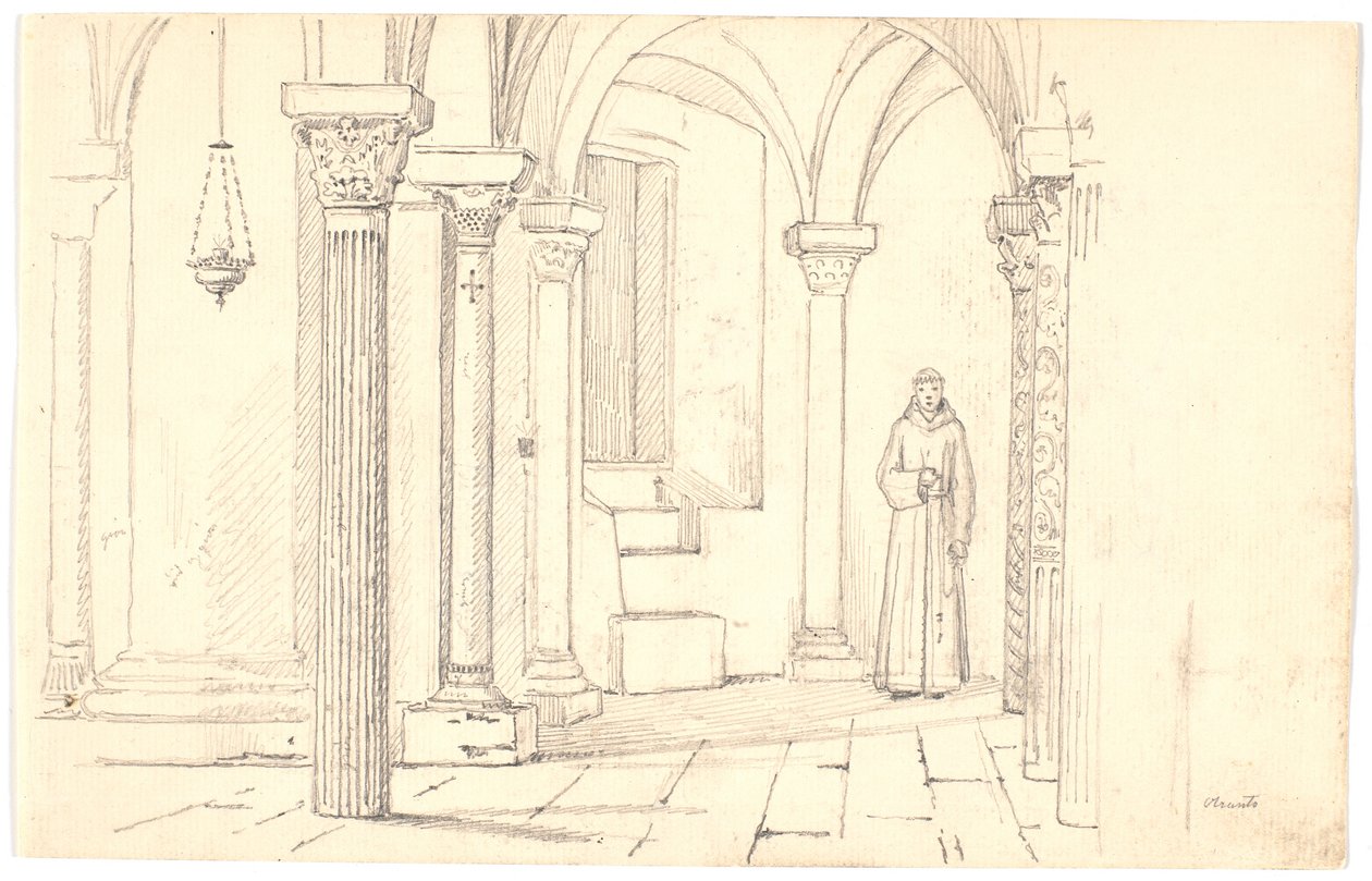 Cripta de la catedral, Otranto de Martinus Rørbye