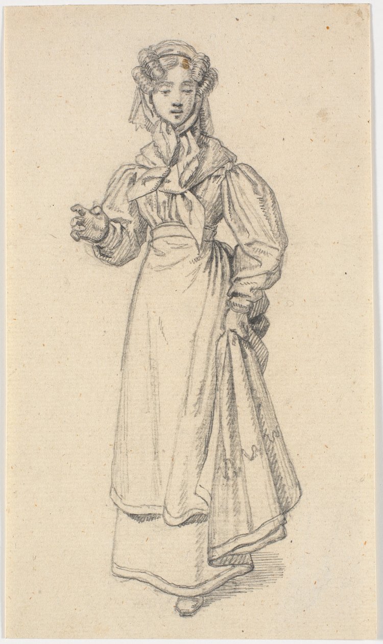 Niña caminando de Martinus Rørbye