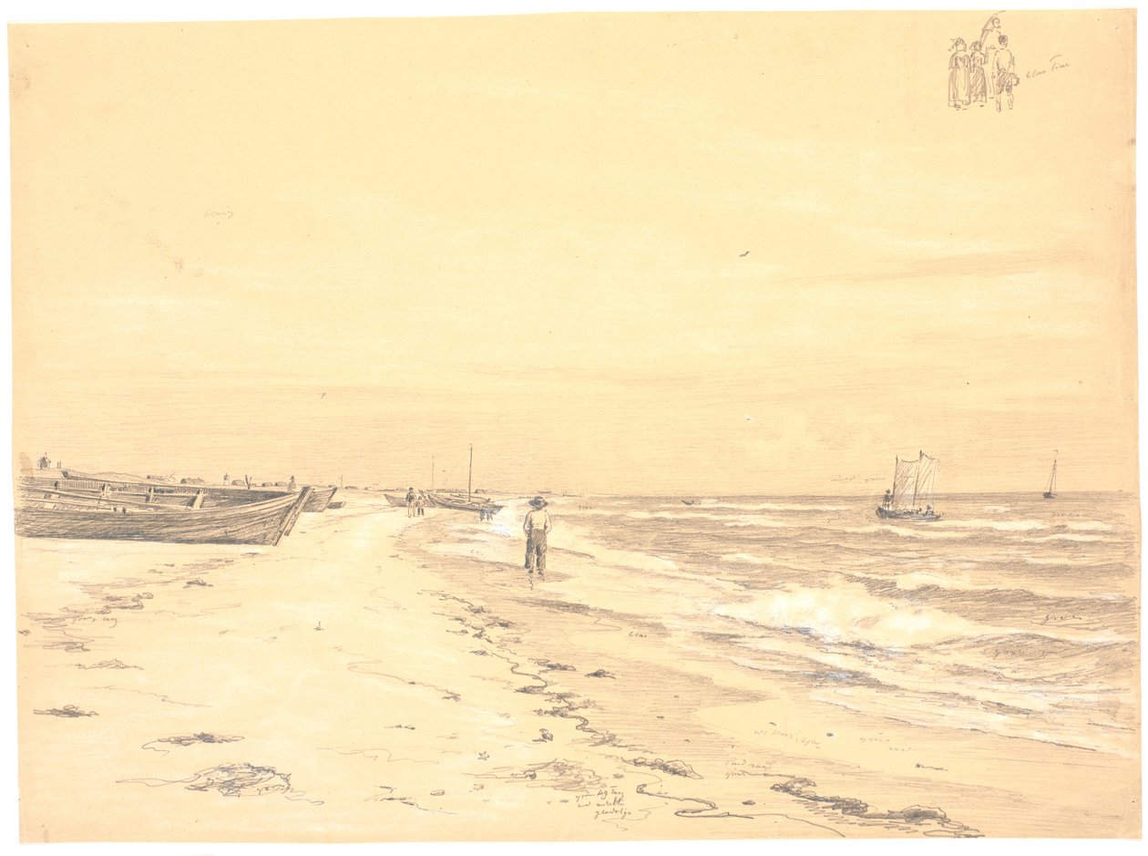 Parte de Sønderstrand, Skagen de Martinus Rørbye