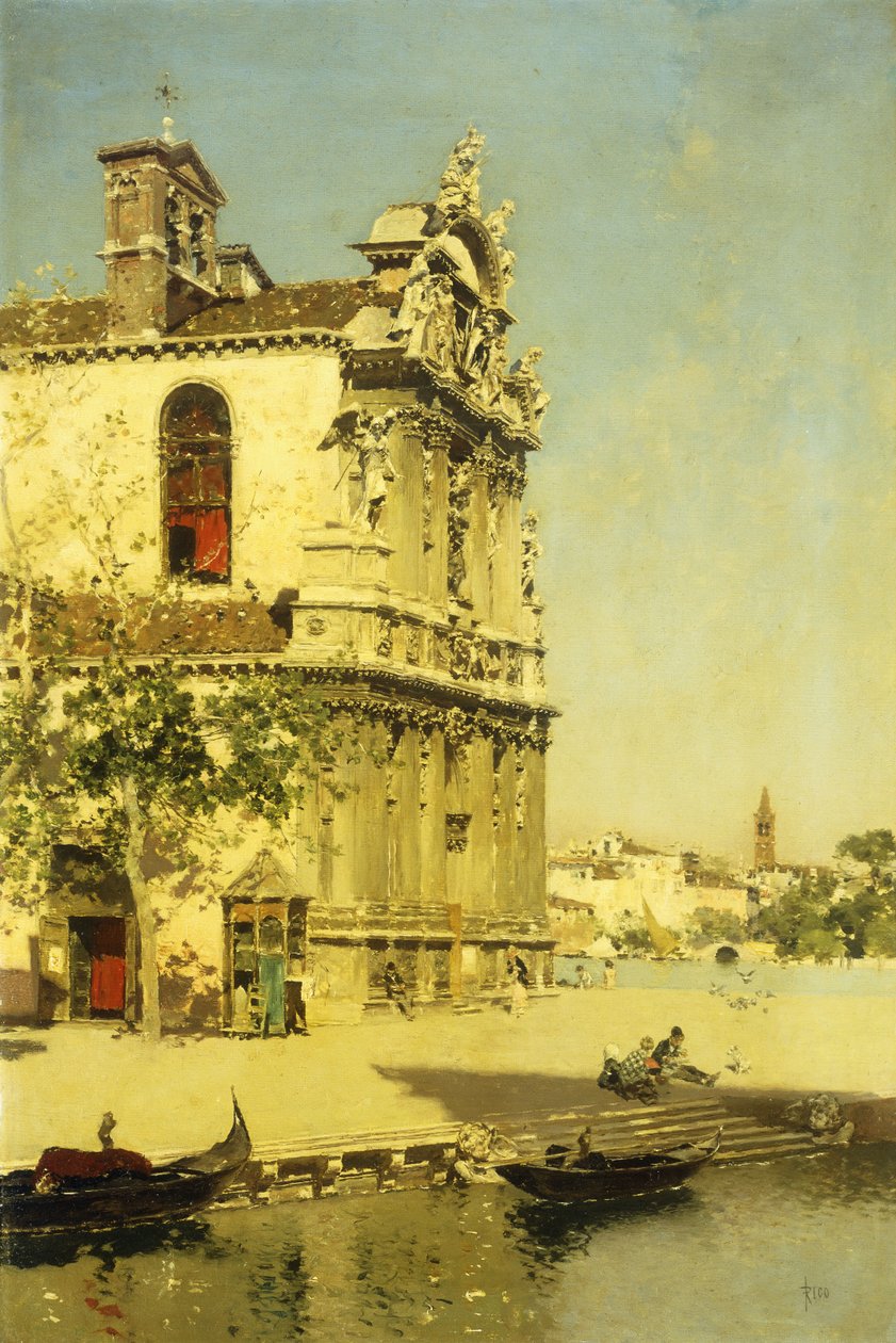 Una vista de Venecia de Martín Rico y Ortega