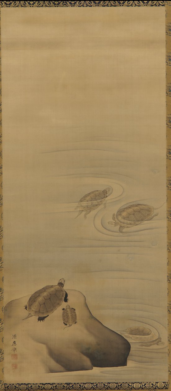 Tortugas, periodo Edo de Maruyama Okyo