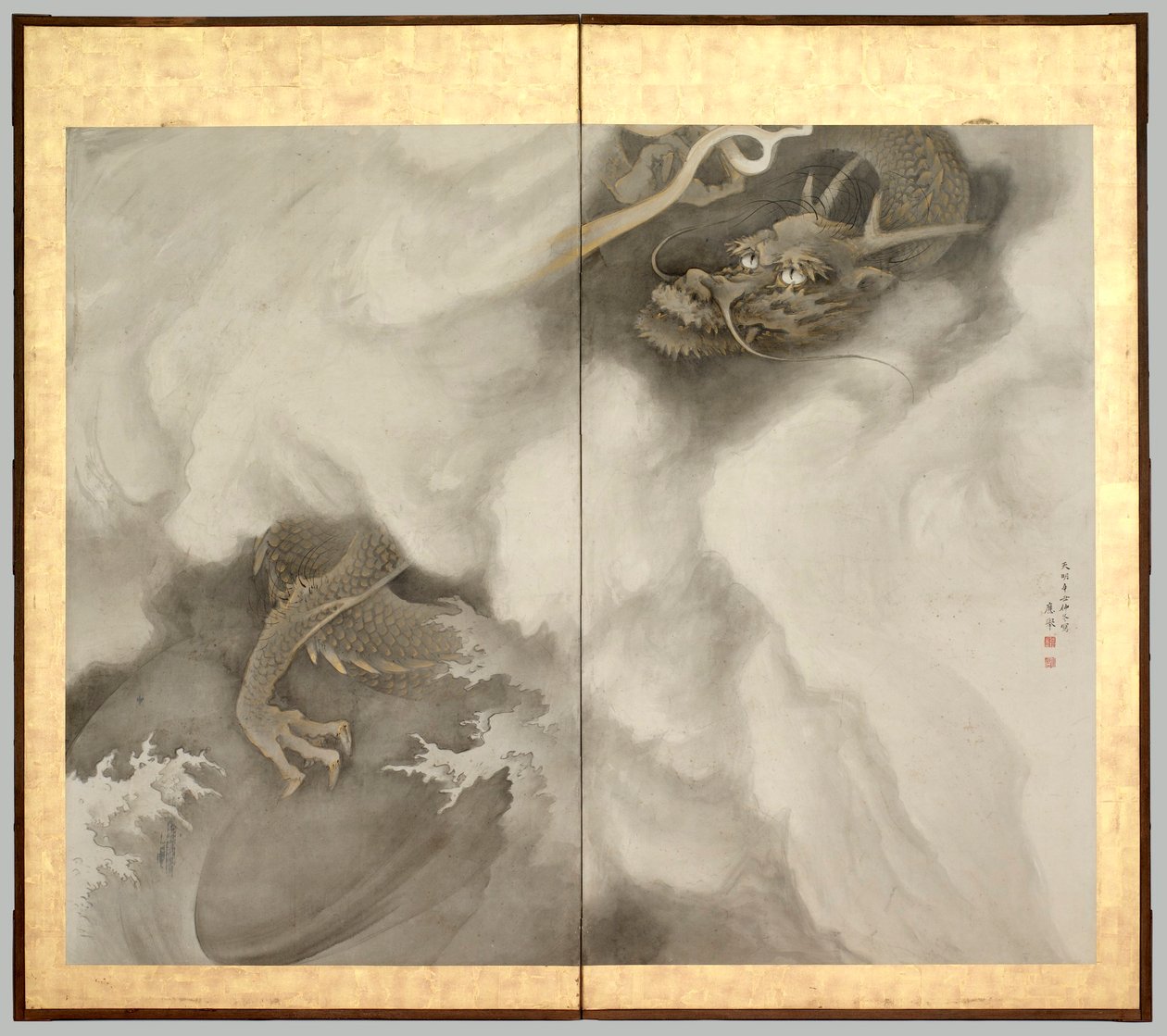 Tigre y Dragón: Dragón de Maruyama Okyo