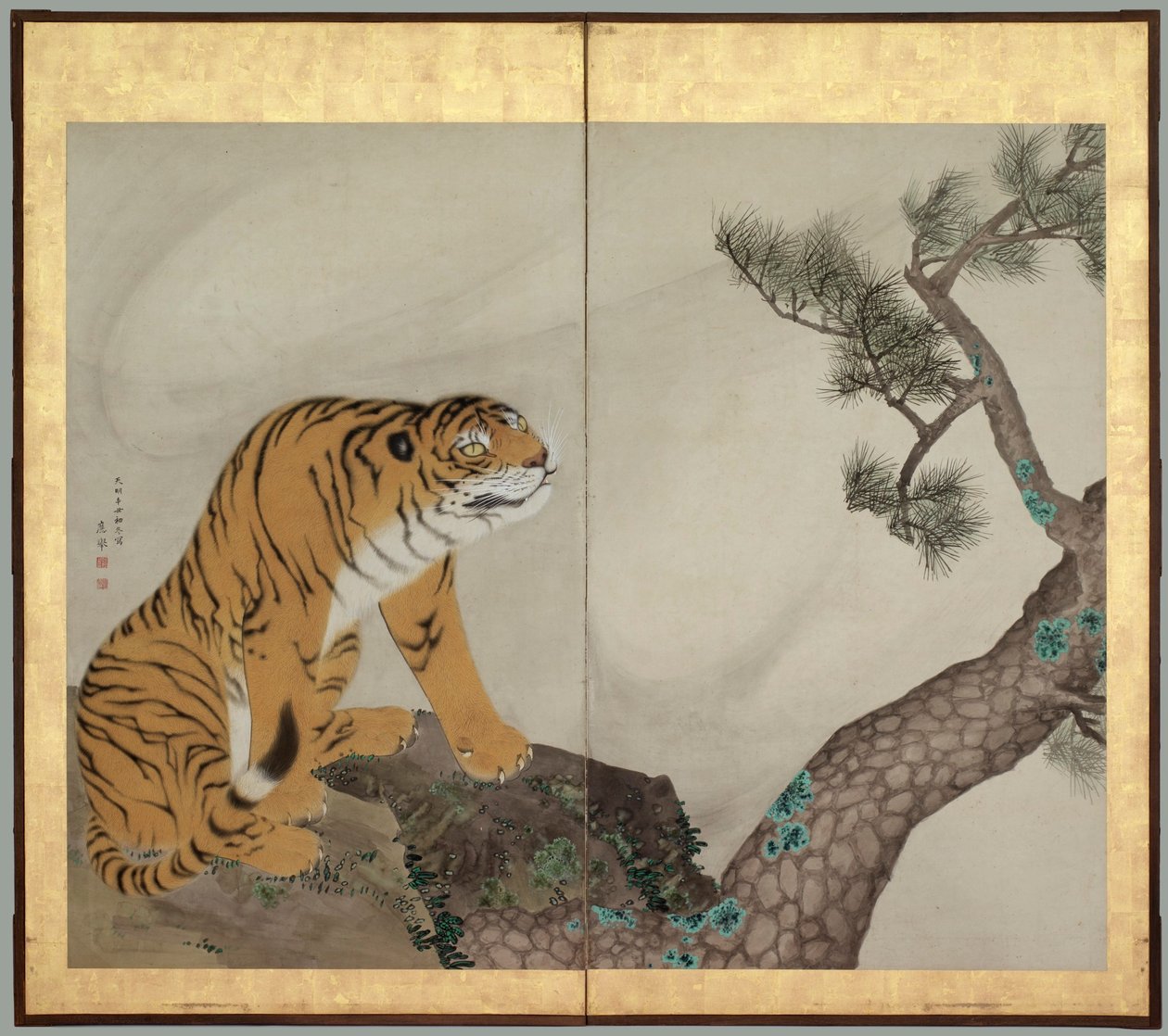 Tigre y Dragón: Tigre de Maruyama Okyo