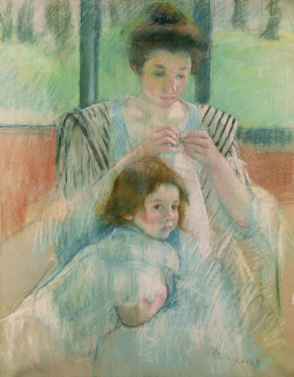 Madre e hijo de Mary Cassatt