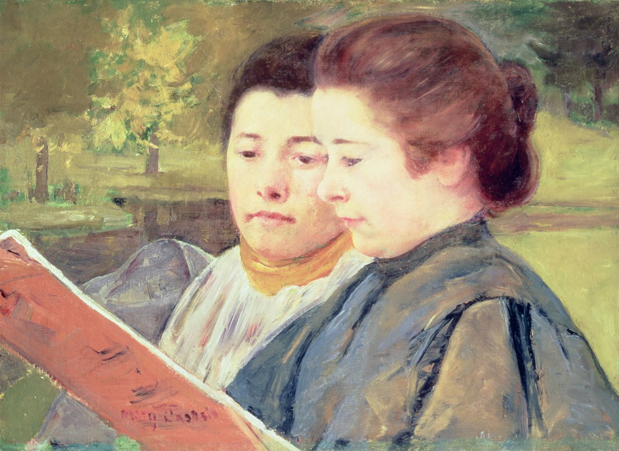 Mujeres leyendo de Mary Cassatt