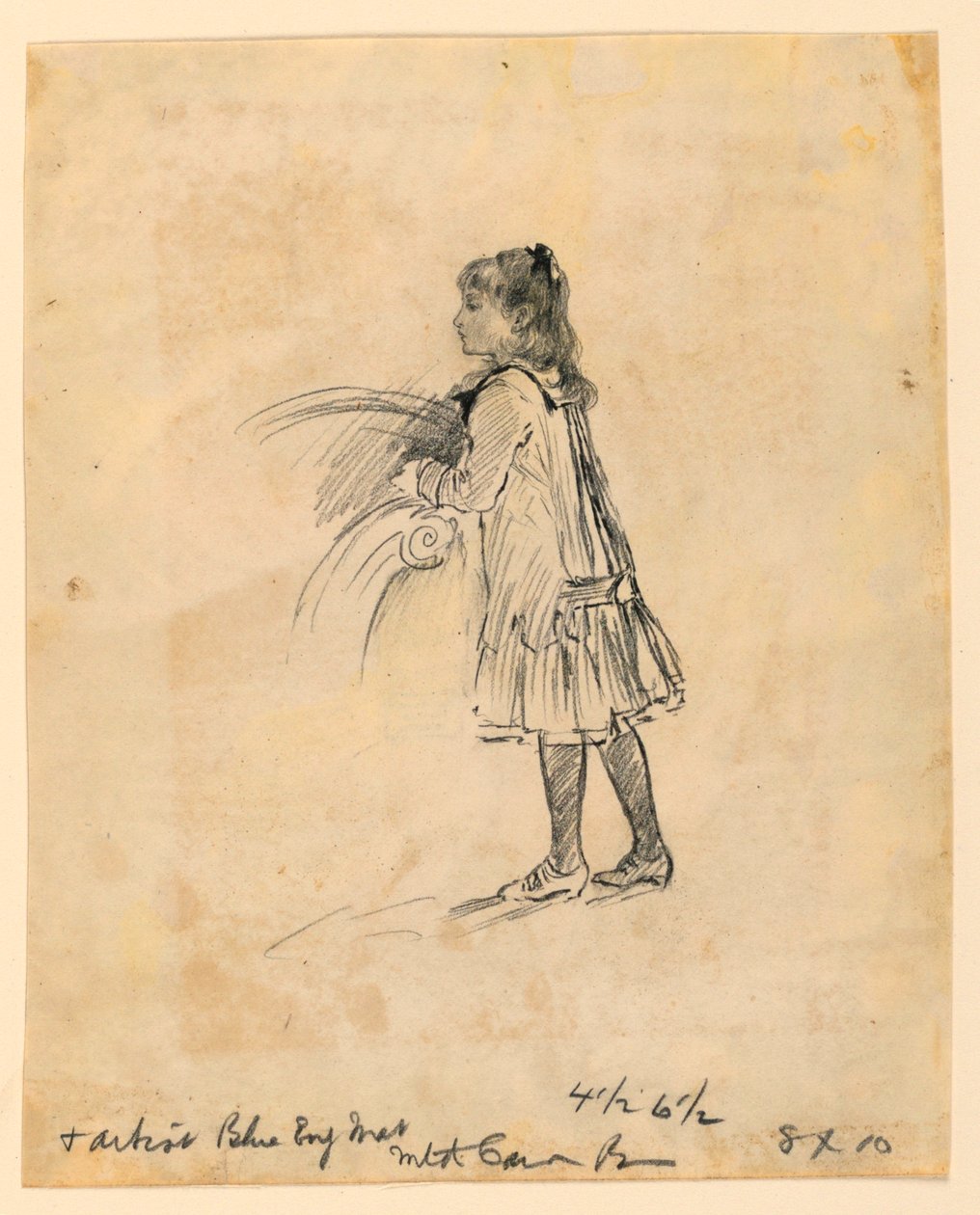 Marian Hague de niña de Mary A. Hallock Foote