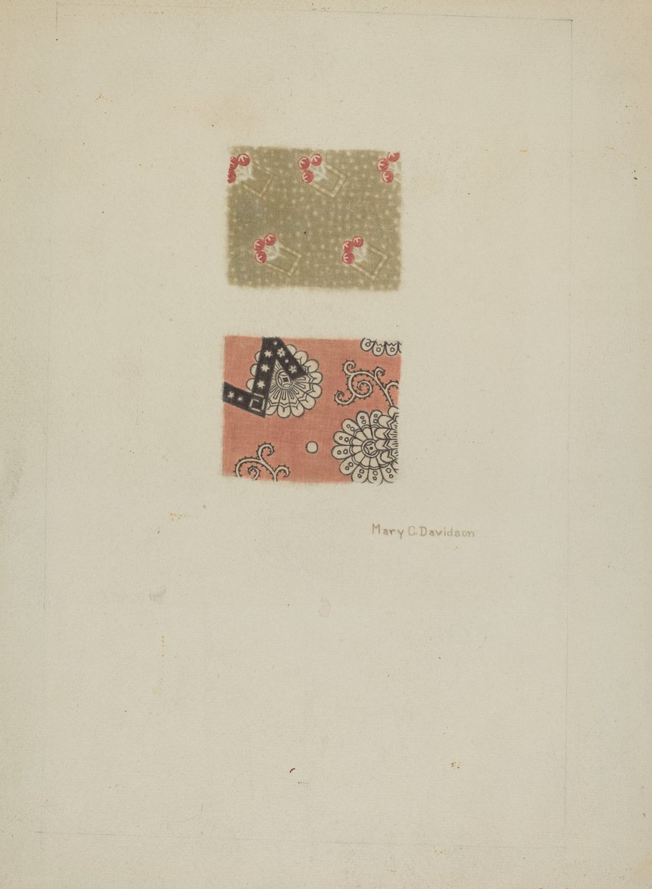 Algodón Impreso de Mary C. Davidson