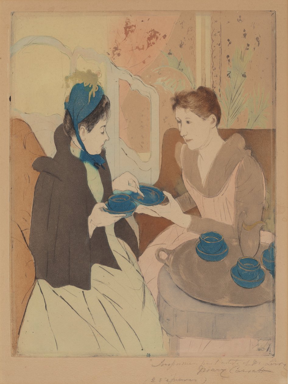 Fiesta de Té por la Tarde de Mary Cassatt