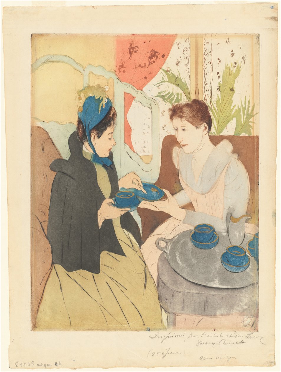 Fiesta de Té por la Tarde de Mary Cassatt