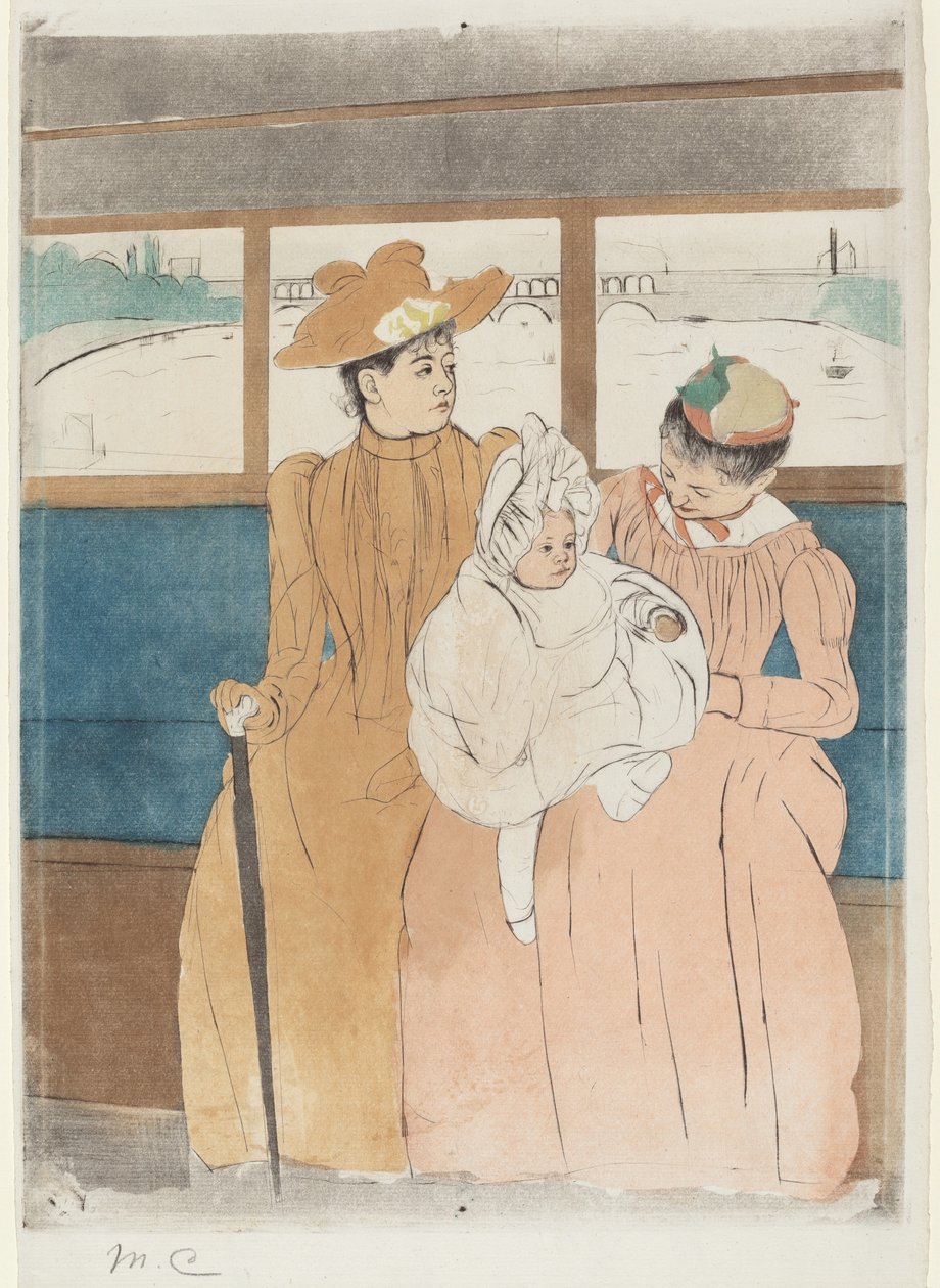 En el ómnibus de Mary Cassatt