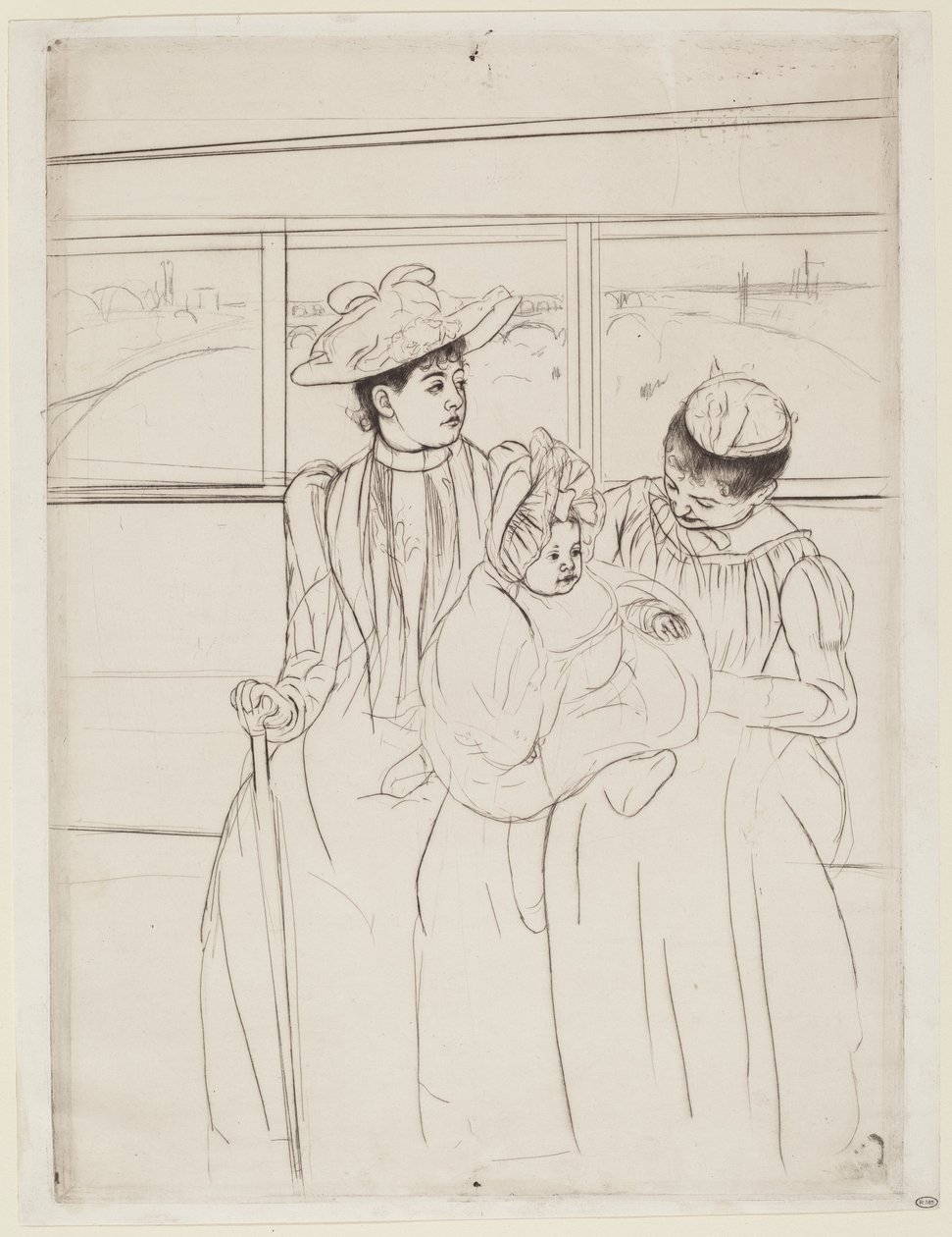 En el ómnibus de Mary Cassatt