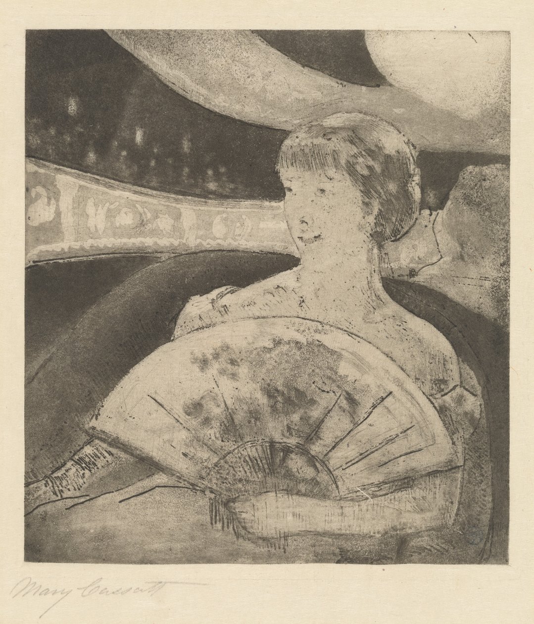 En la Caja de la Ópera (No. 3) de Mary Cassatt
