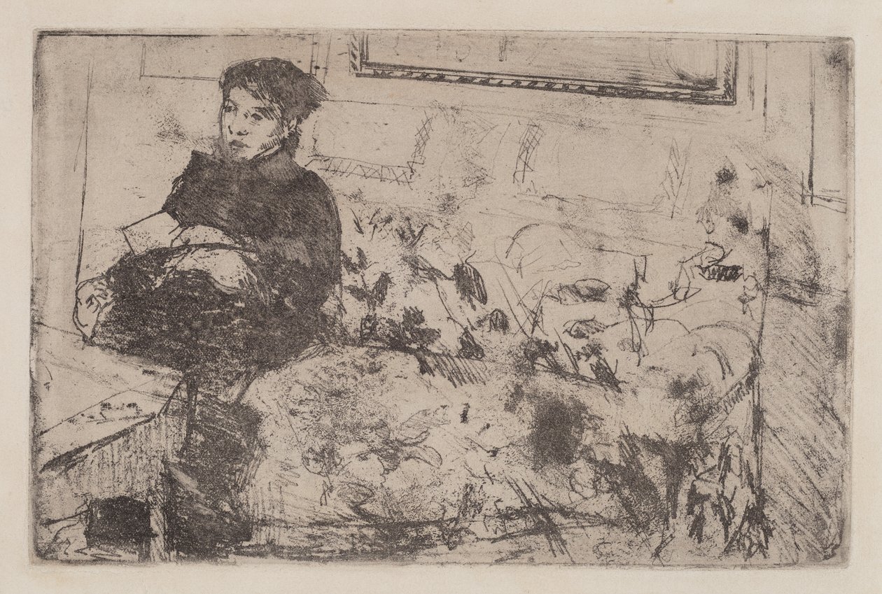 Interior: En el Sofá de Mary Cassatt