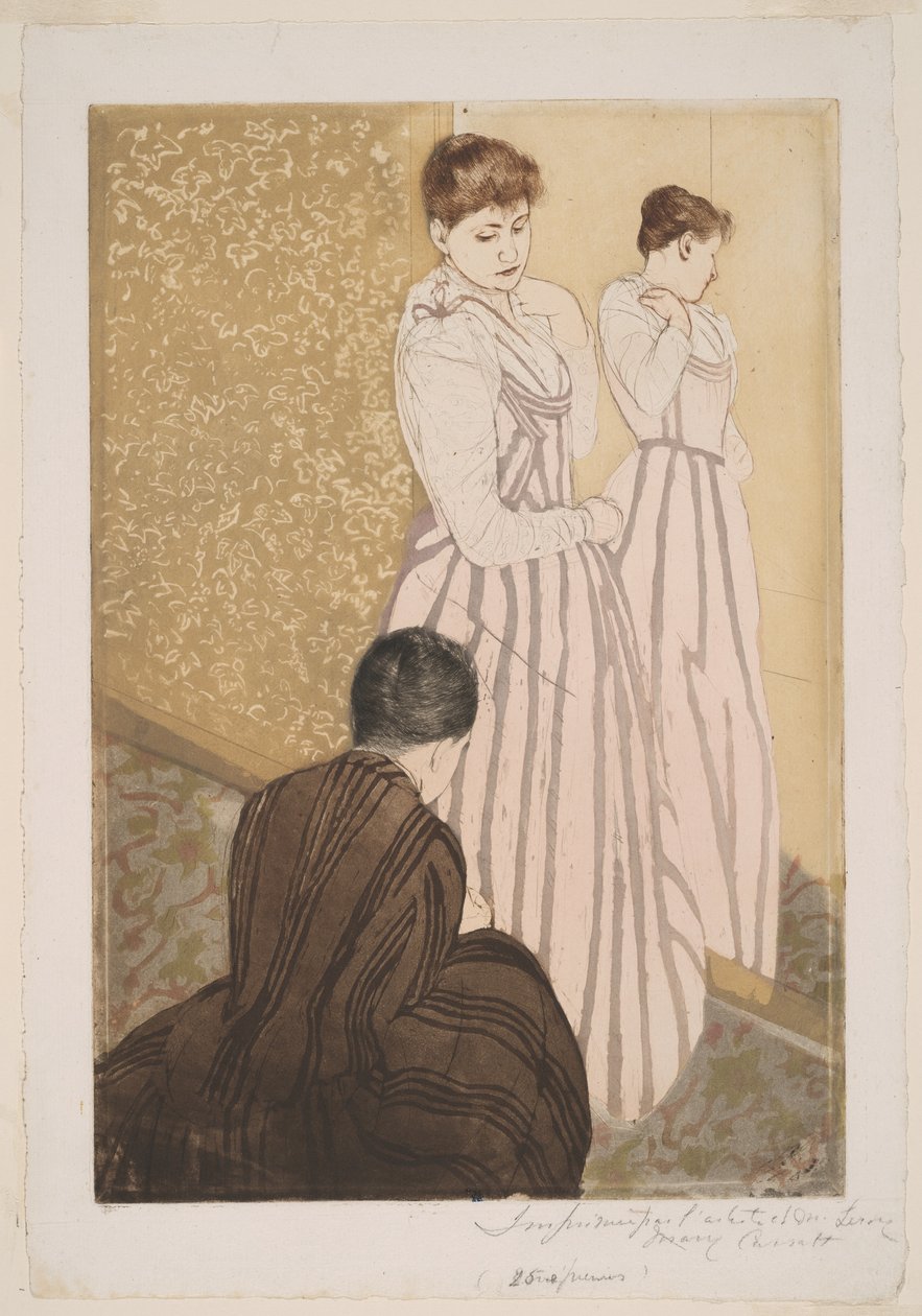 El ajuste de Mary Cassatt