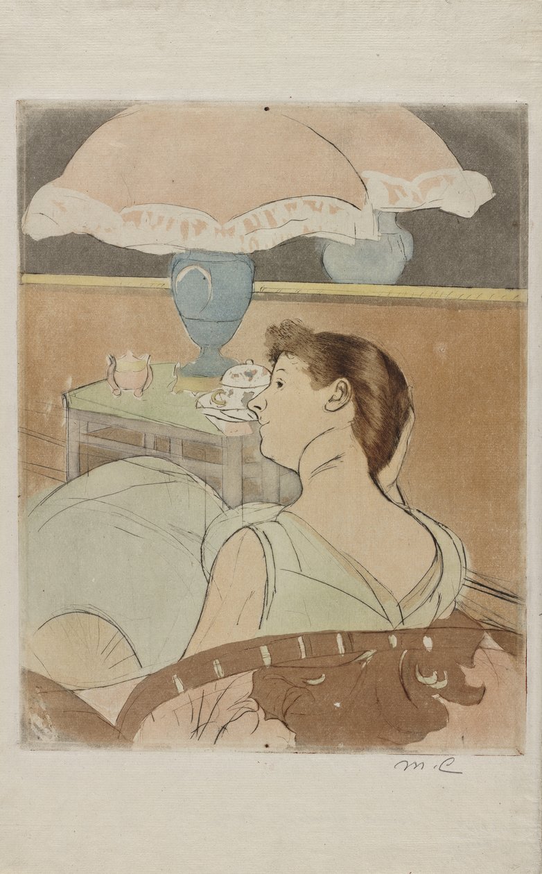 La lámpara, 1890-91 de Mary Cassatt