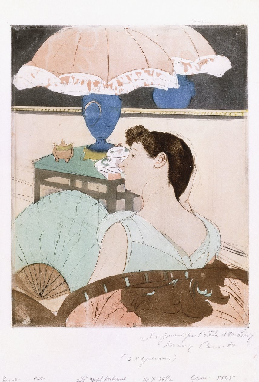 La Lámpara, 1890-91 de Mary Cassatt