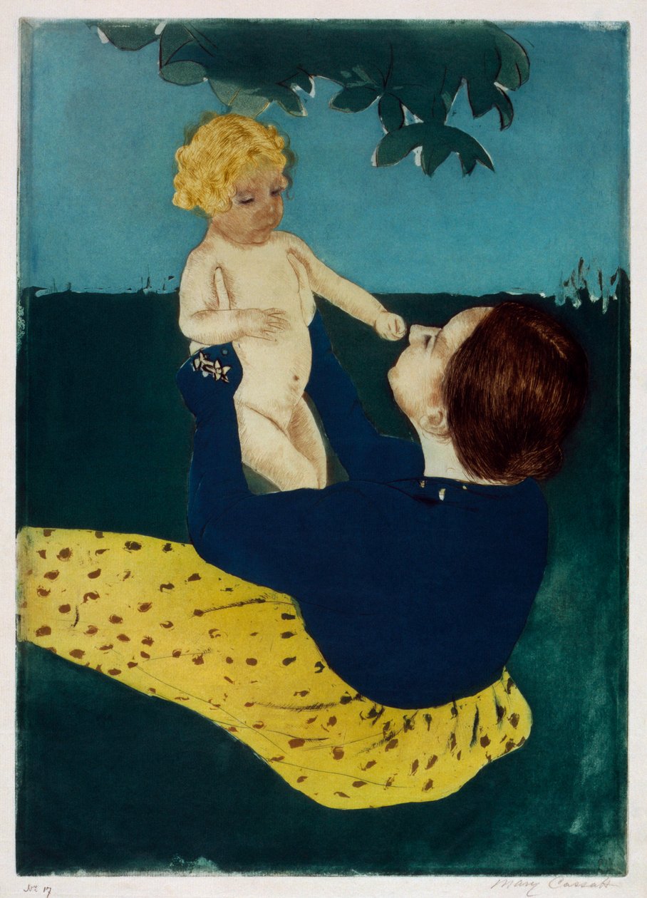 Bajo el castaño de Indias, c1898 de Mary Cassatt