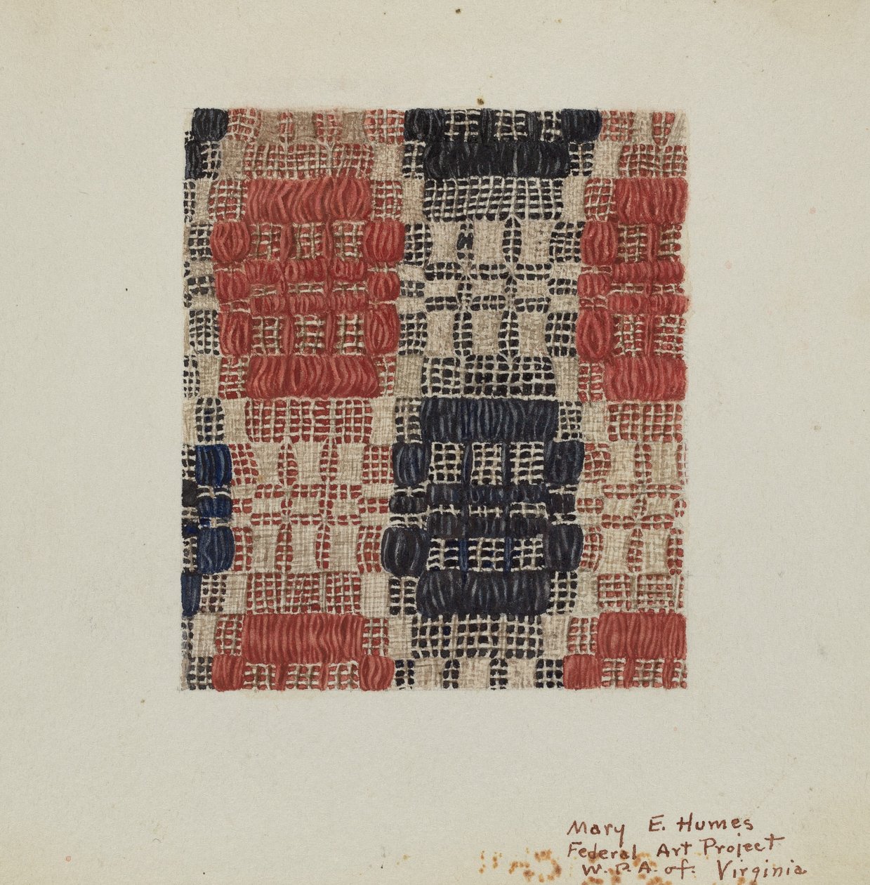Cubrecama, c. 1938 de Mary E Humes
