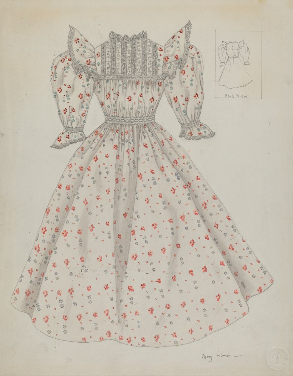 Vestido de muñeca, c. 1936 de Mary E Humes