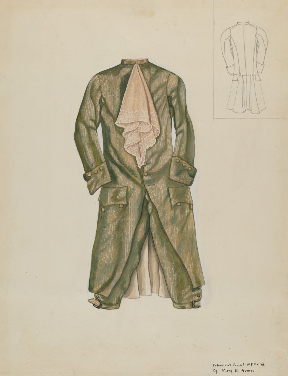 Traje de Hombre, c. 1937 de Mary E Humes