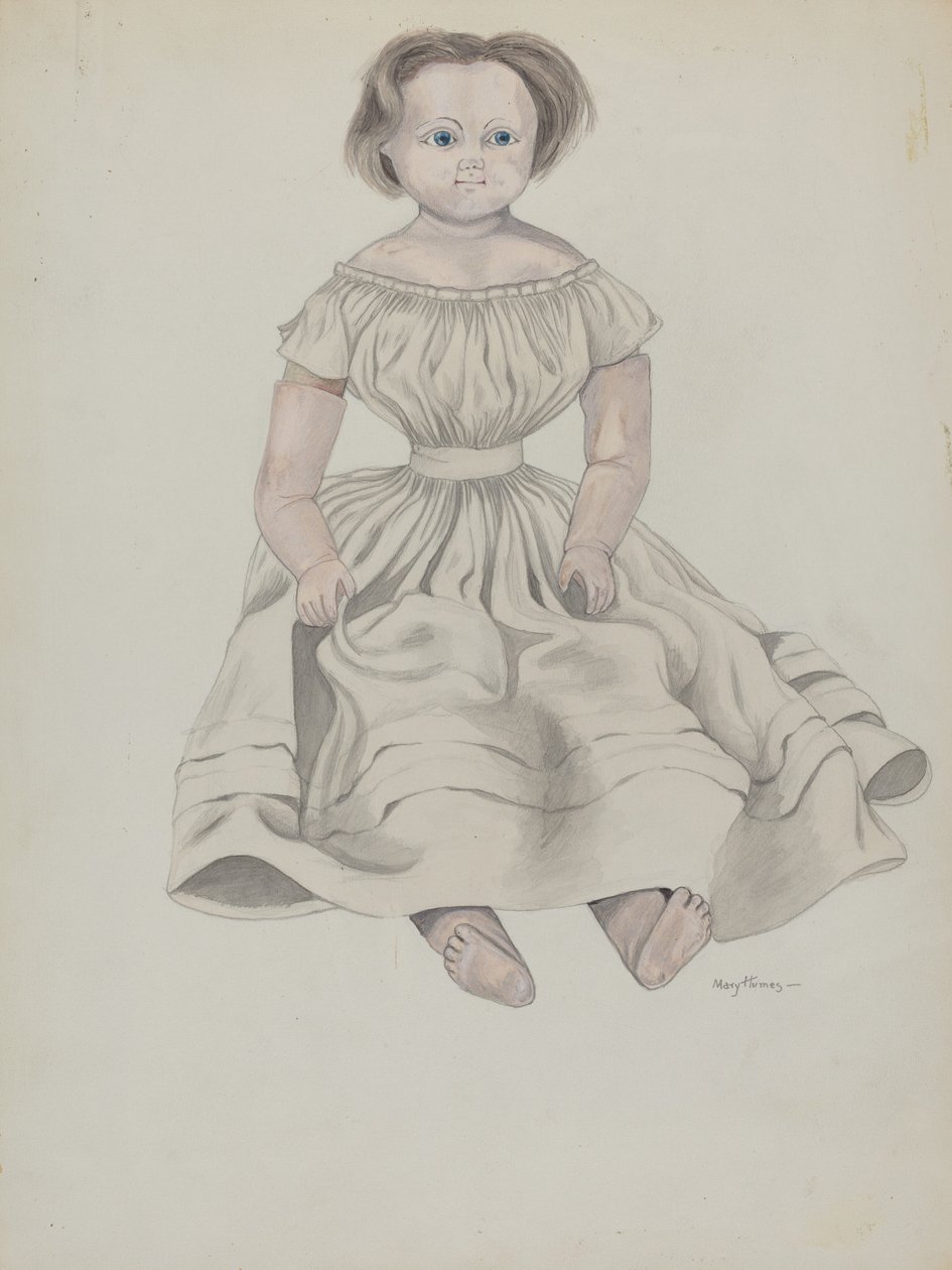 Muñeca de cera, c. 1936 de Mary E Humes