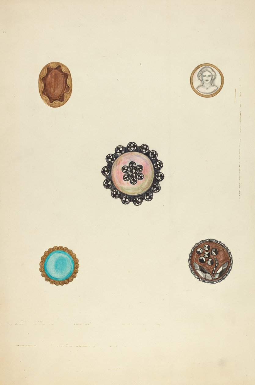 Botones de Mary Fitzgerald