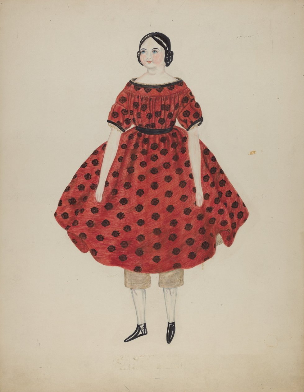 Muñeca con cabeza de porcelana de Mary Fitzgerald