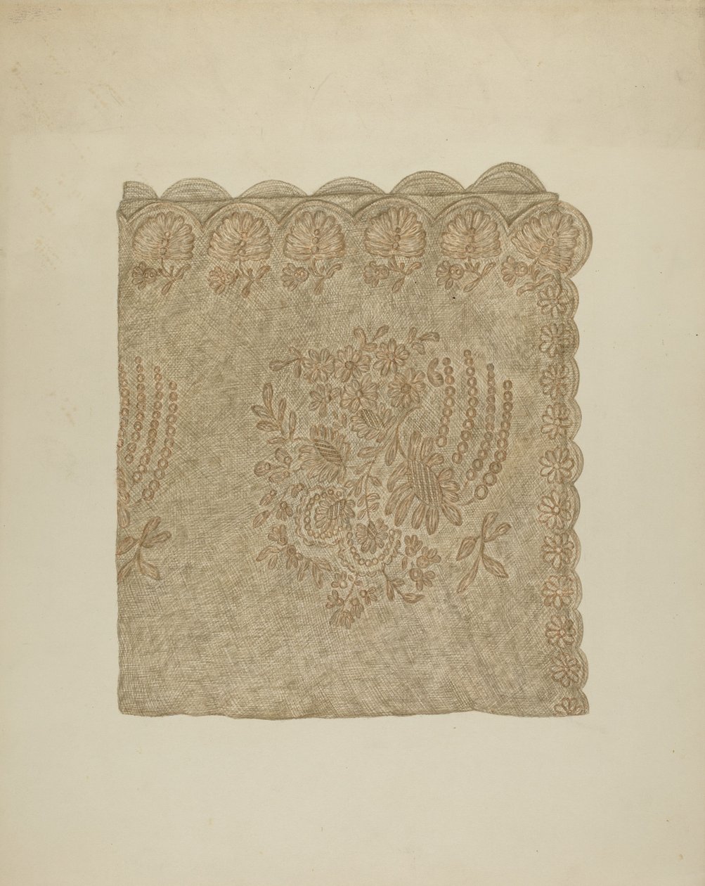 Velo de novia, c. 1941 de Mary Fitzgerald