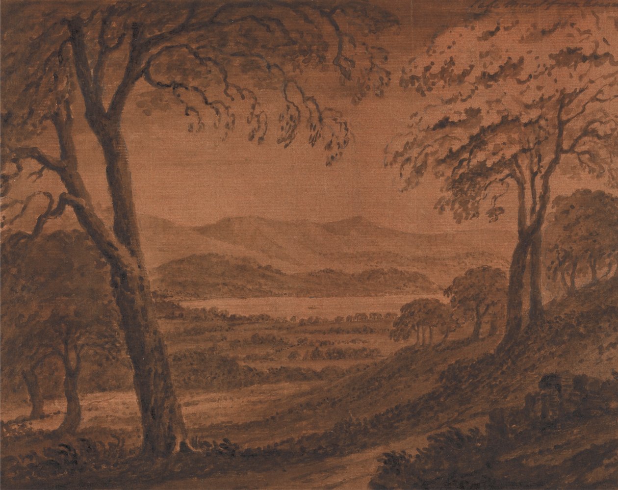 Lago Morat desde Avenches de Mary Harcourt