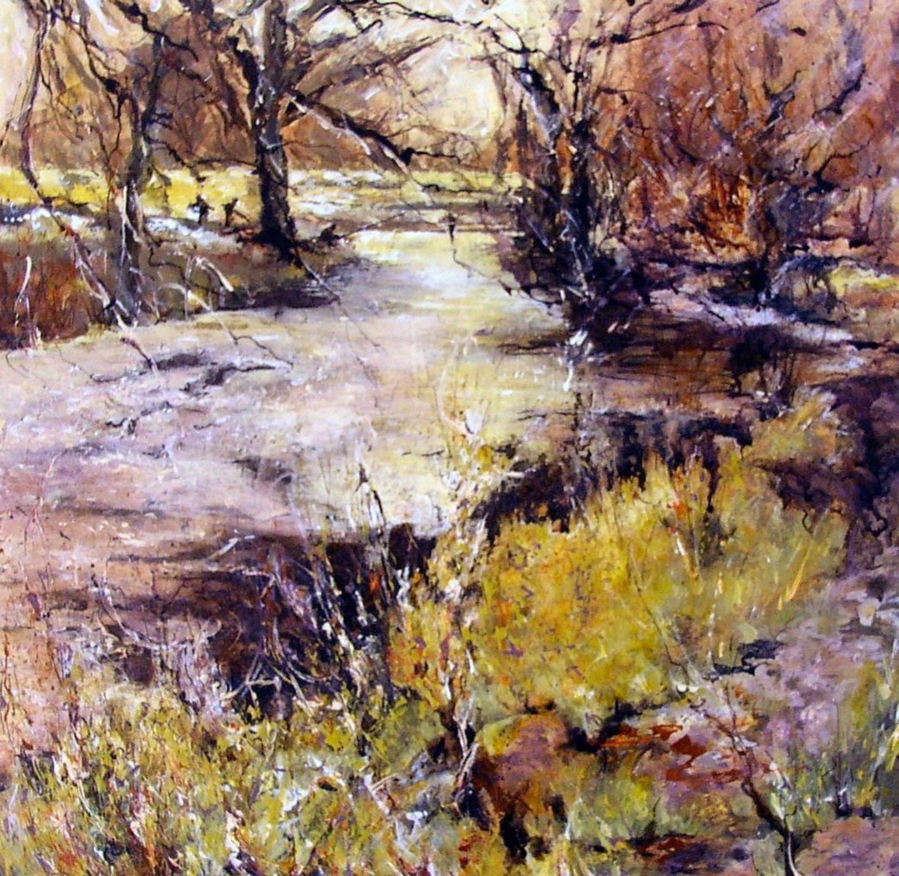 Pescando en el valle de Wolfscote de Mary Smith