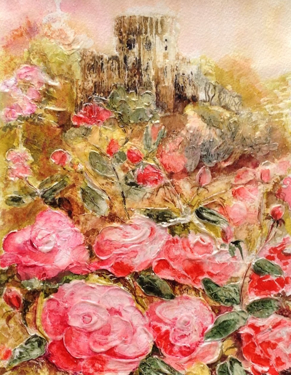 Rosas en los jardines de Windsor de Mary Smith