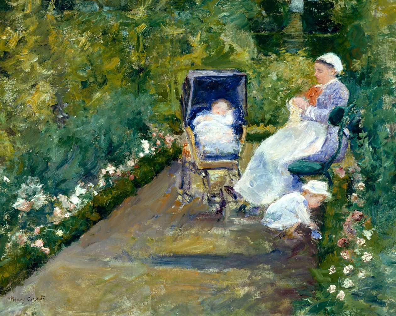 Niños en un Jardín (La Niñera) de Mary Stevenson Cassatt