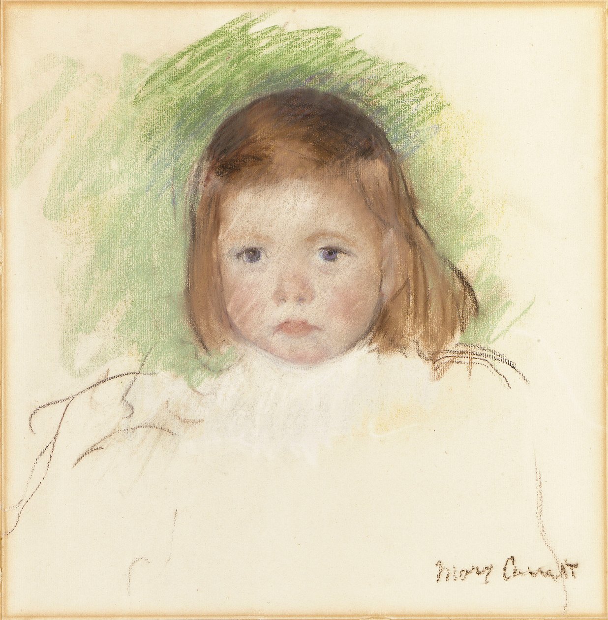 Retrato de Ellen Mary Cassatt de Mary Cassatt