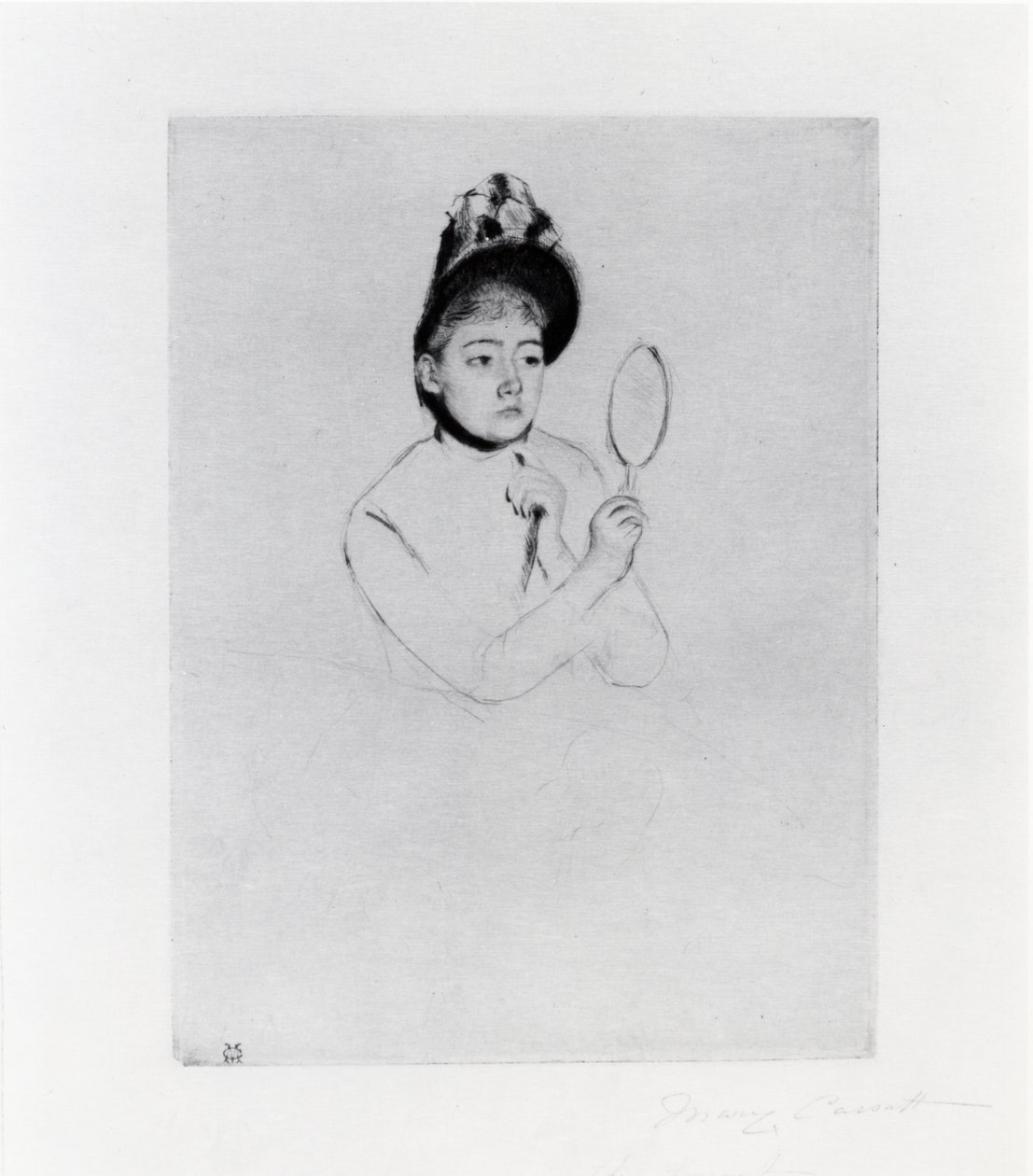 El Bonete de Mary Stevenson Cassatt