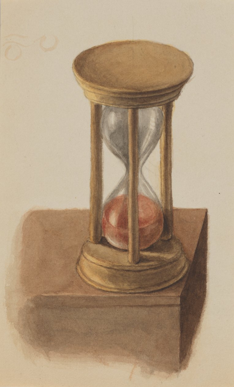 Reloj de arena sin título, ca. 1872-1874 de Mary Vaux Walcott