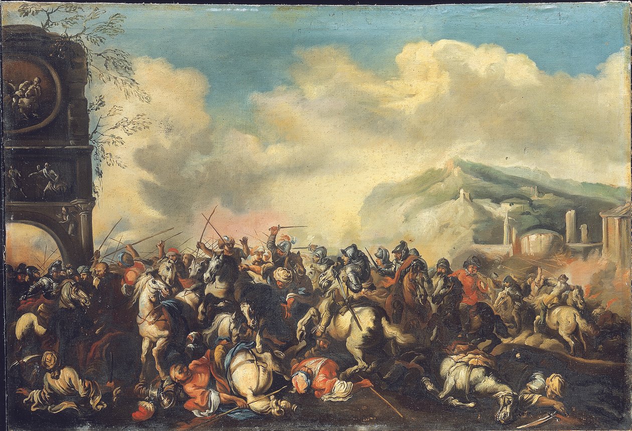 Batalla contra los turcos de Marzio Masturzio