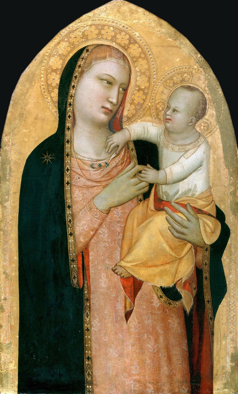 Virgen con el Niño de Maso di Banco