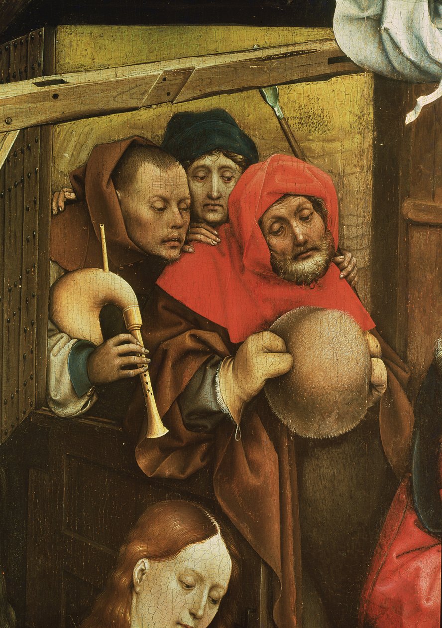 Natividad, (detalle) de Master of Flémalle