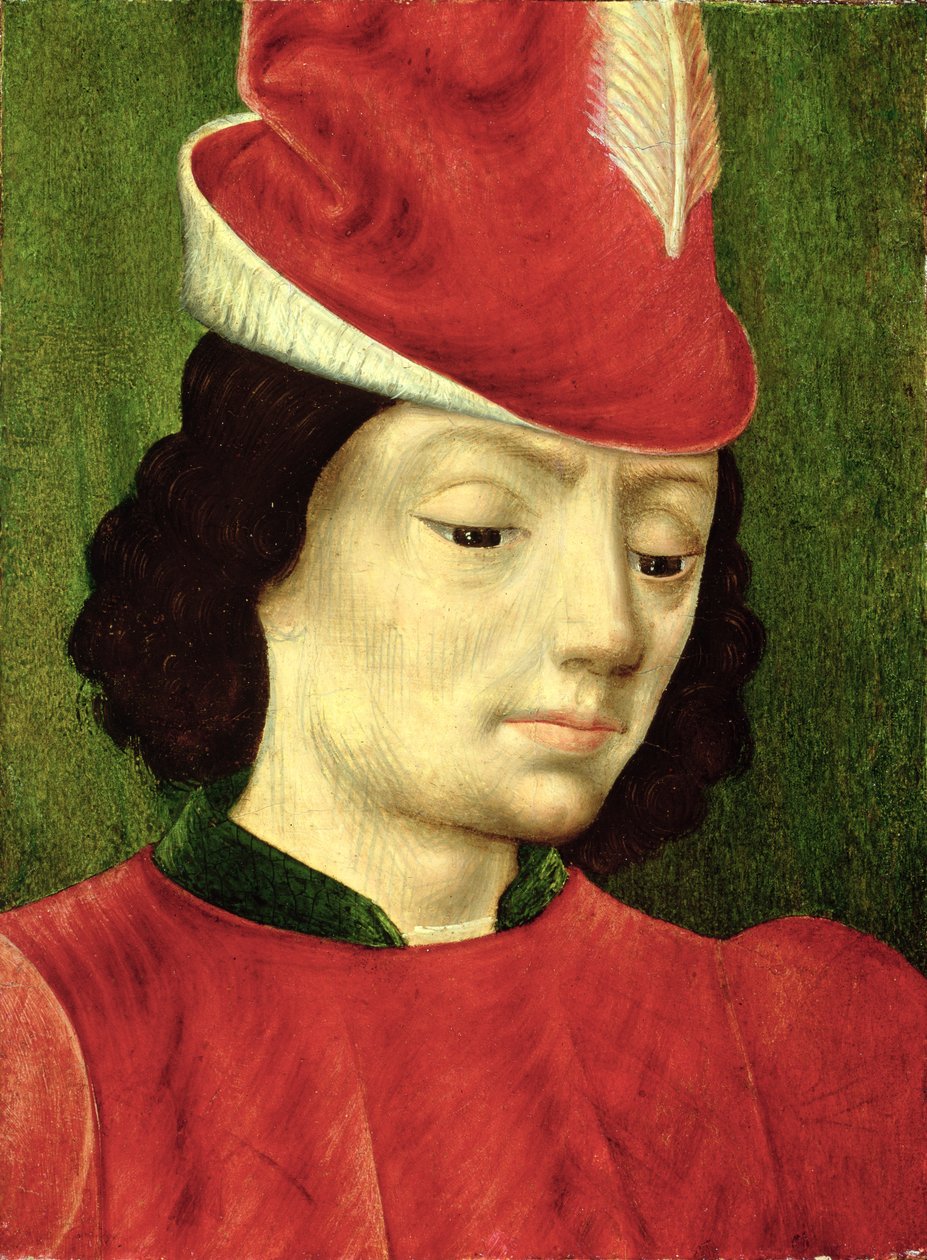 Retrato de un joven de Master of Moulins