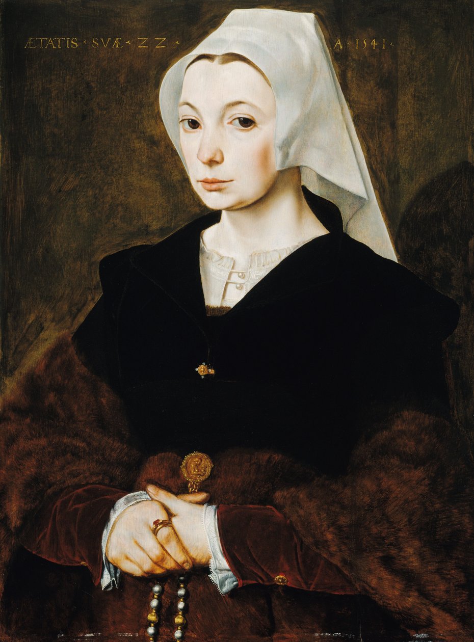 Retrato de una joven de Master of the 1540s
