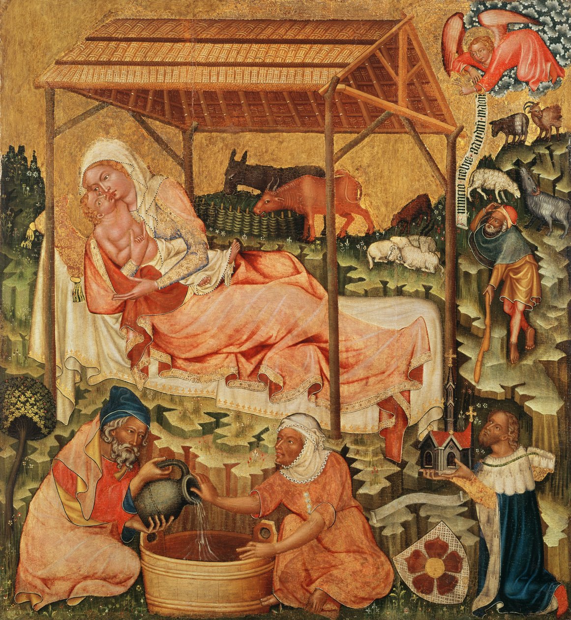 Natividad, c.1350 de Master of the Cycle of Vyssi Brod