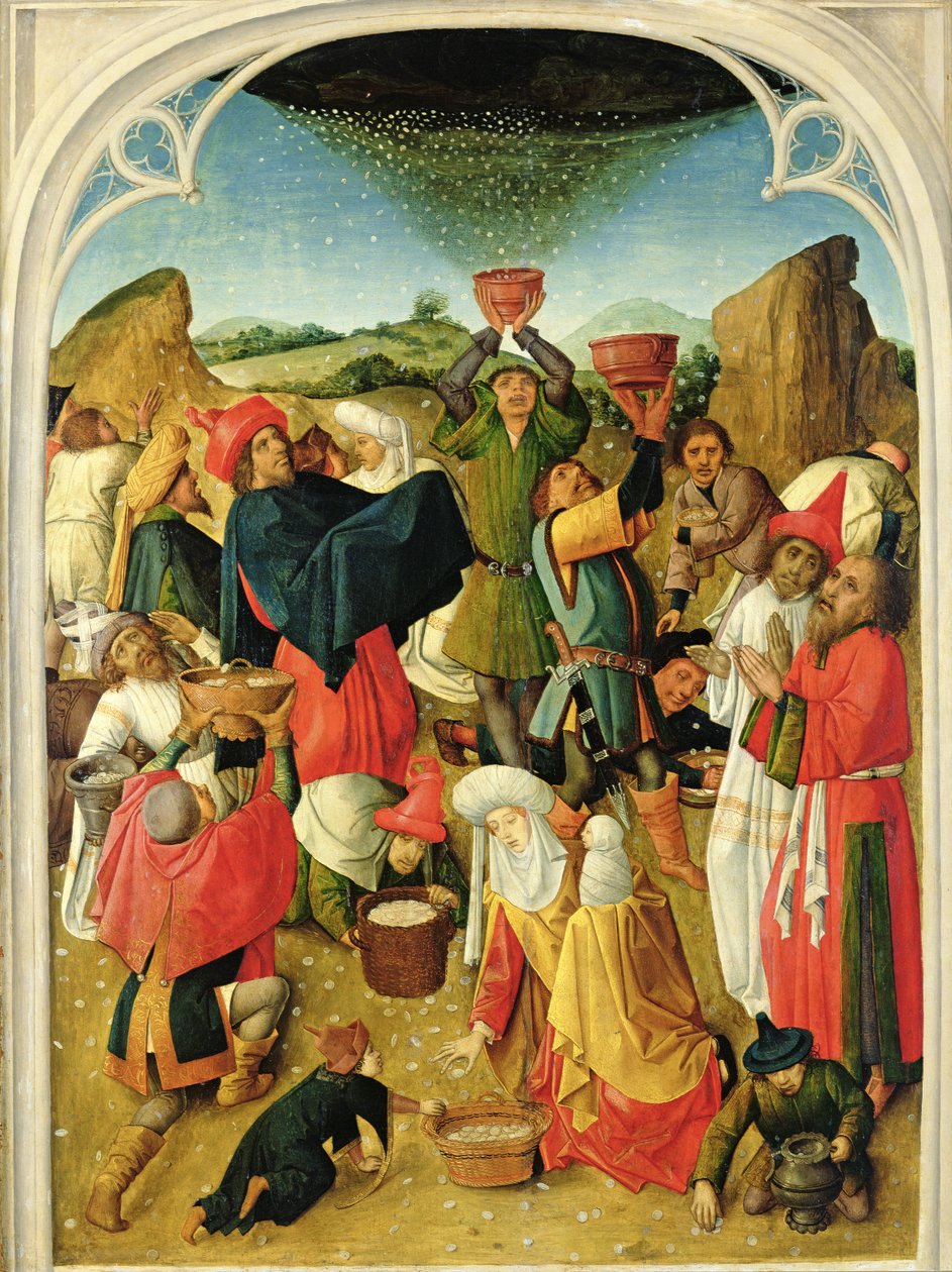Recolección del maná de Master of the Gathering of the Manna