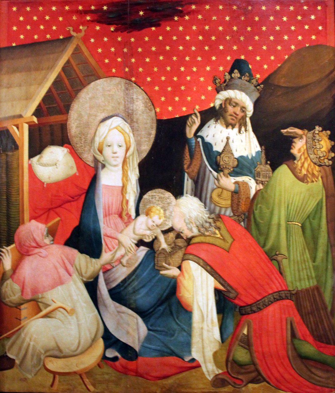 Adoración de los Reyes Magos de Master Francke