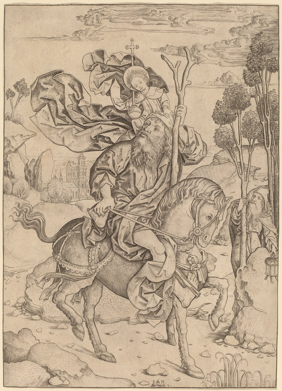 San Cristóbal a Caballo de Master I.A.M. of Zwolle