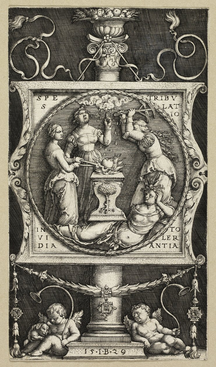 Exlibris de Willibald Pirckheimer de Master I.B.