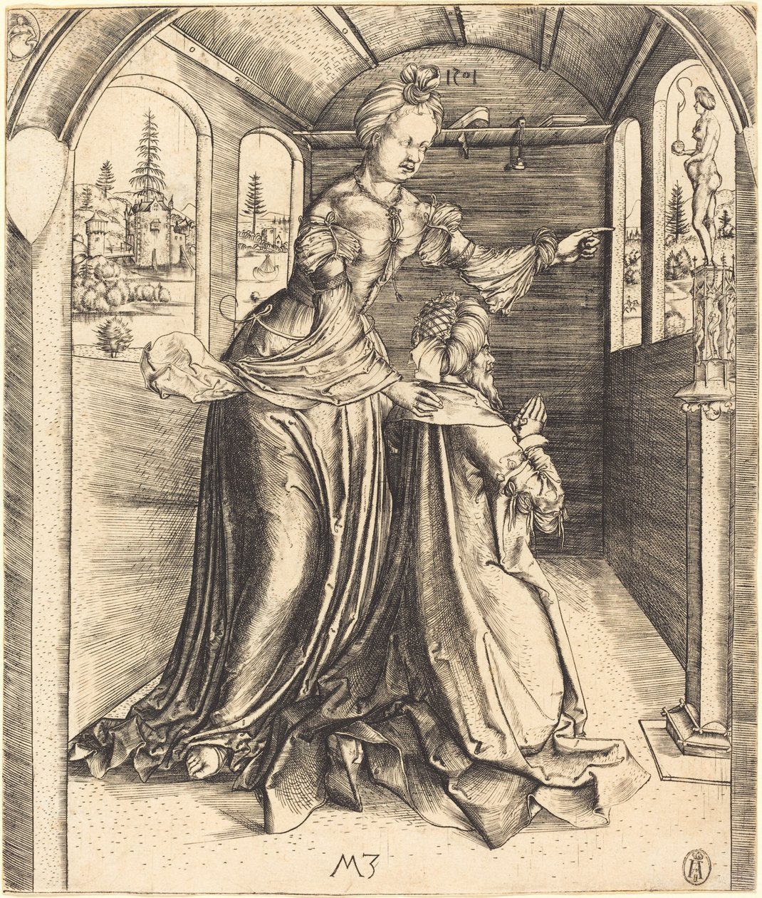 Salomón adorando dioses falsos de Master MZ