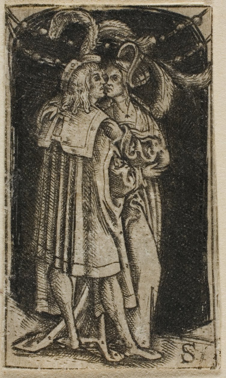 Una pareja de pie de Master S