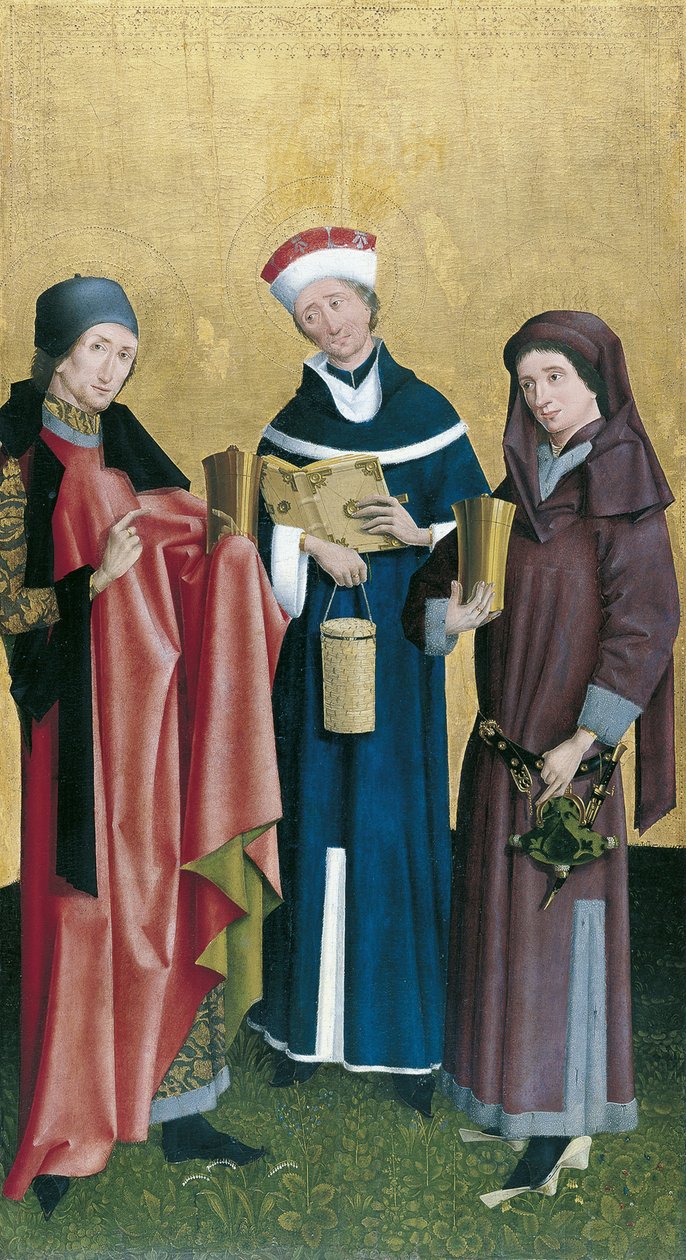 Santos Cosme, Damián y Pantaleón de Master of Cologne