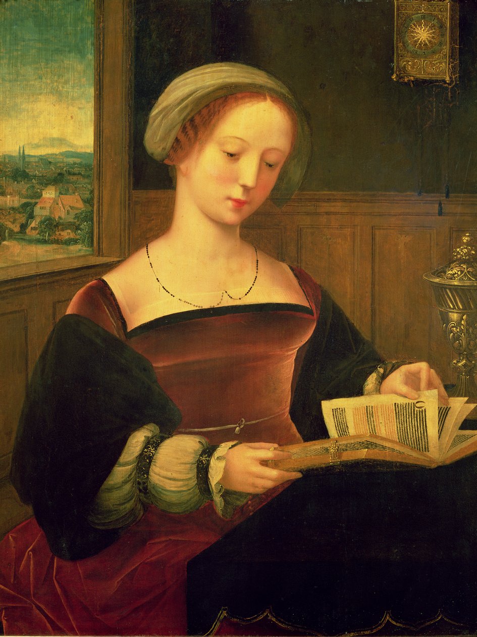 María Magdalena leyendo de Master of Female Half Lengths